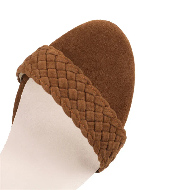Mariedelle Braided Strap High Heels