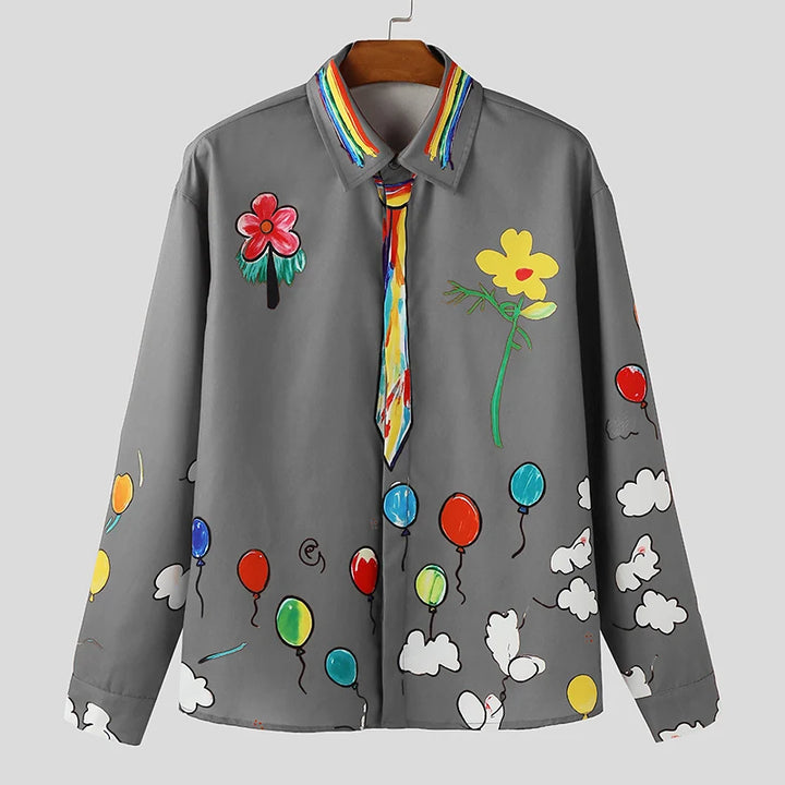 Technicolor Loose Overshirt