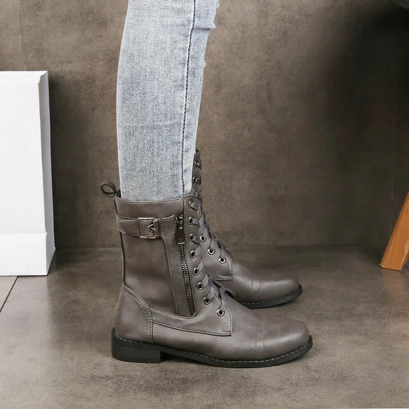 Roxxie Frontier Mid-Calf Boots
