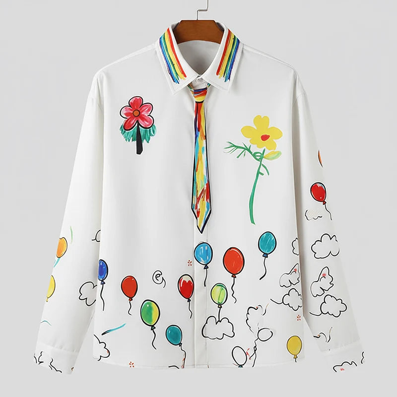 Technicolor Loose Overshirt