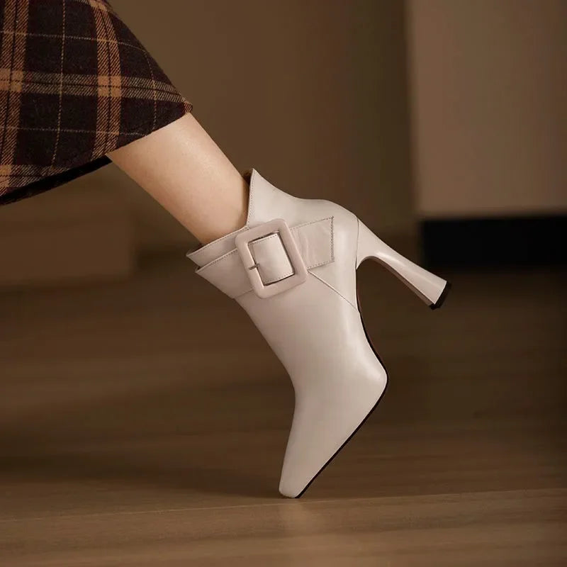 Celiá Ankle Buckle Stiletto Boots