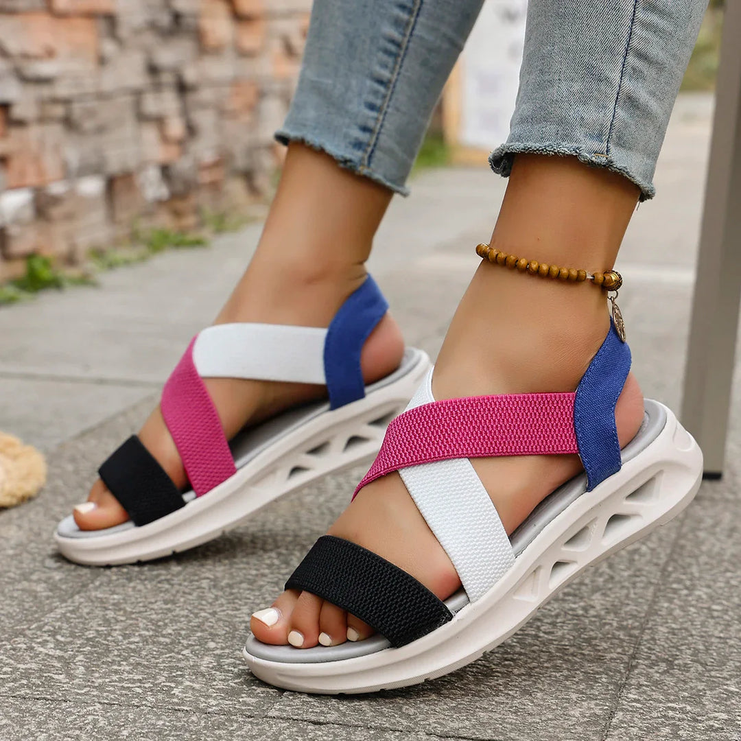 Voyageuse Cross-Strap Athletic Sandals