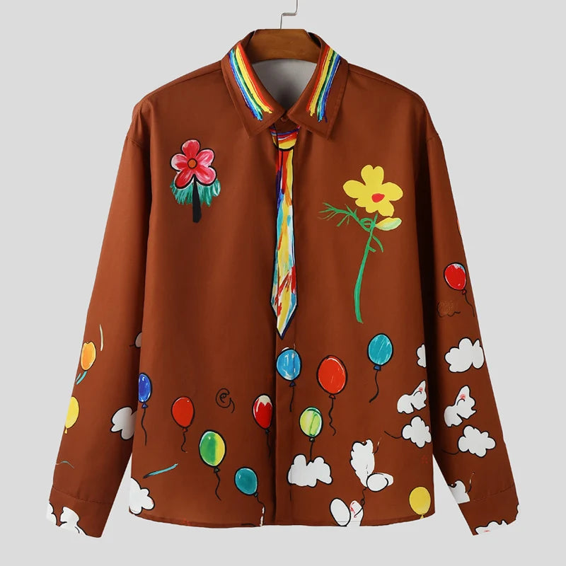Technicolor Loose Overshirt