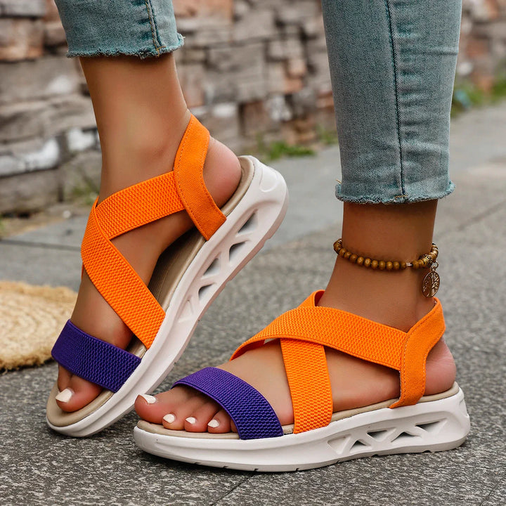 Voyageuse Cross-Strap Athletic Sandals