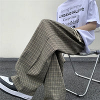 Monaco Plaid Cotton Pants